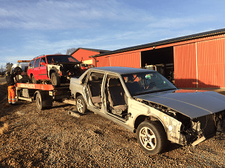 Skrota bilen med betalning i Kållered