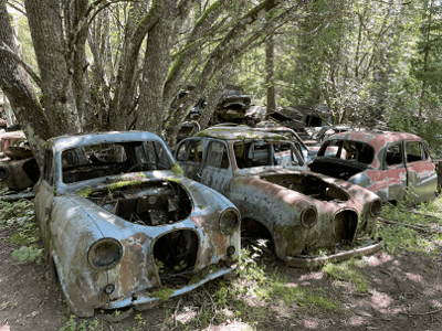 Skrota bilen miljövänligt i Tibro väcker farhågor om klimatet